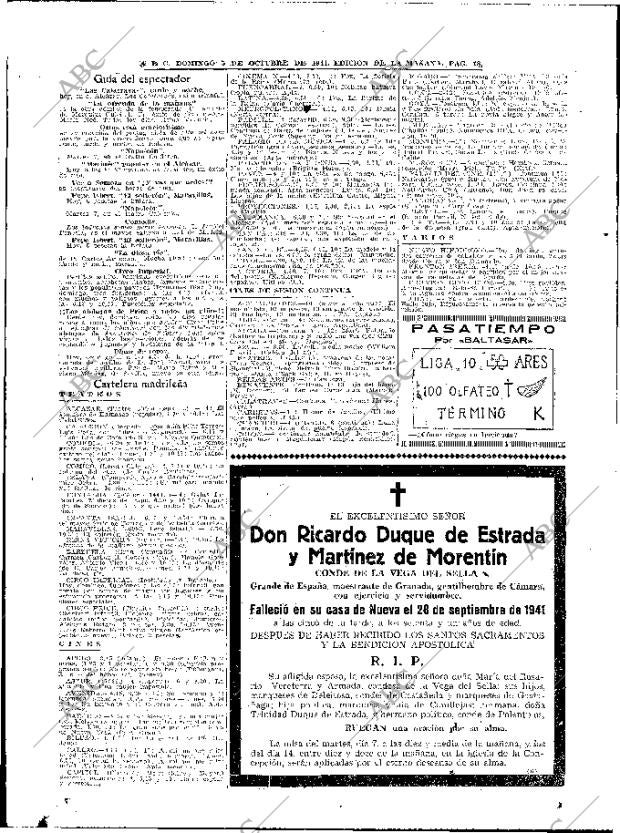 ABC MADRID 05-10-1941 página 18