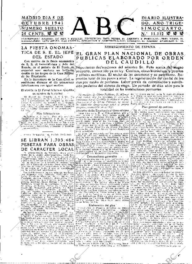 ABC MADRID 05-10-1941 página 3