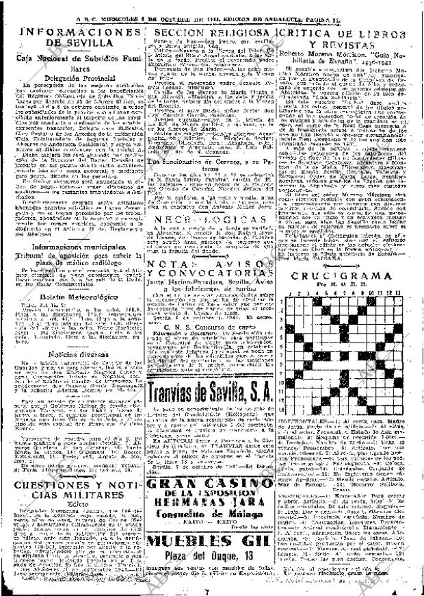 ABC SEVILLA 08-10-1941 página 11