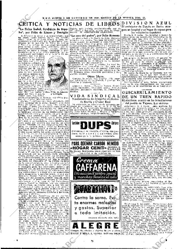 ABC MADRID 09-10-1941 página 11