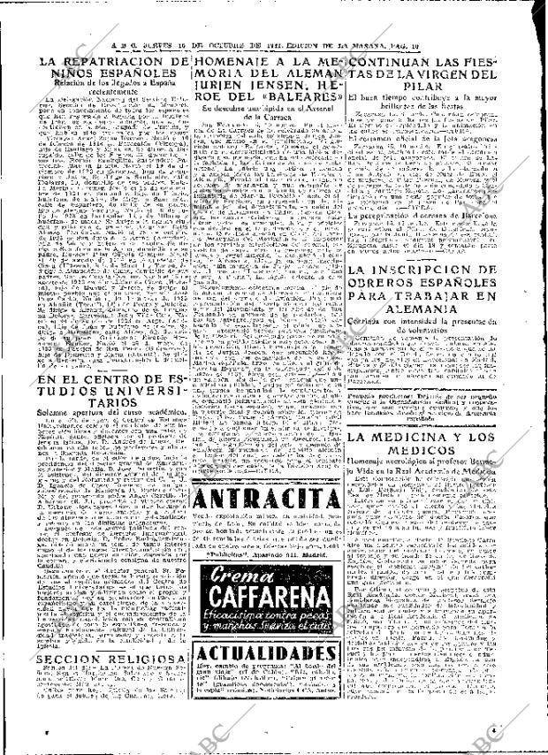 ABC MADRID 16-10-1941 página 10