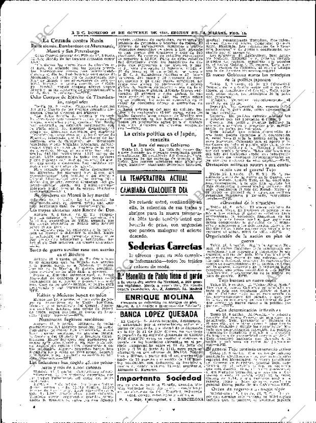 ABC MADRID 19-10-1941 página 14