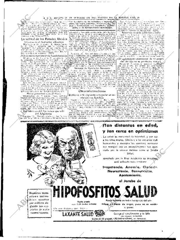ABC MADRID 21-10-1941 página 10