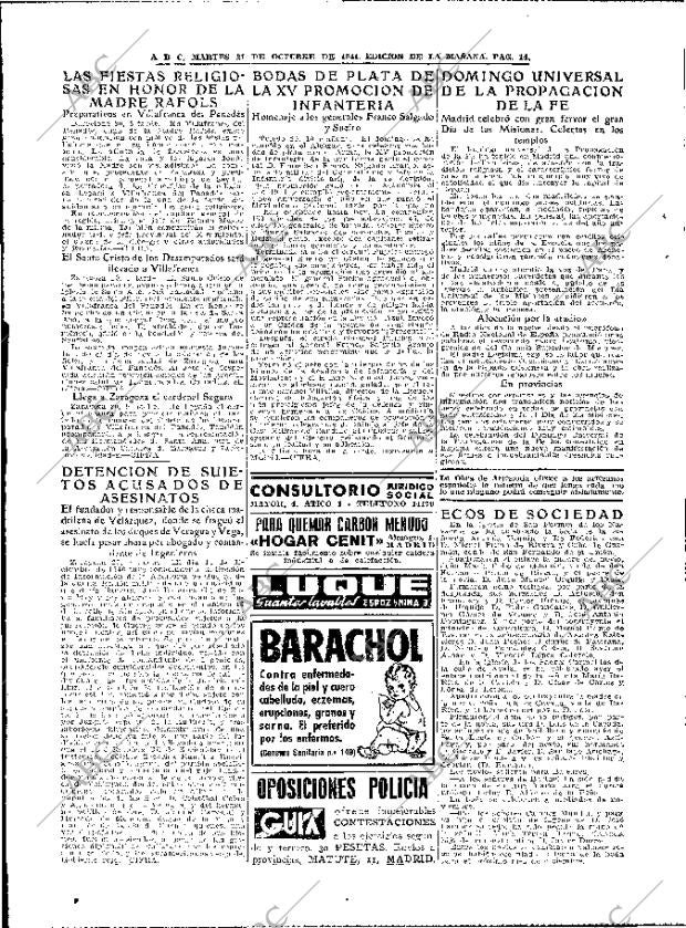 ABC MADRID 21-10-1941 página 14