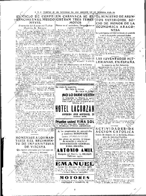 ABC MADRID 28-10-1941 página 14