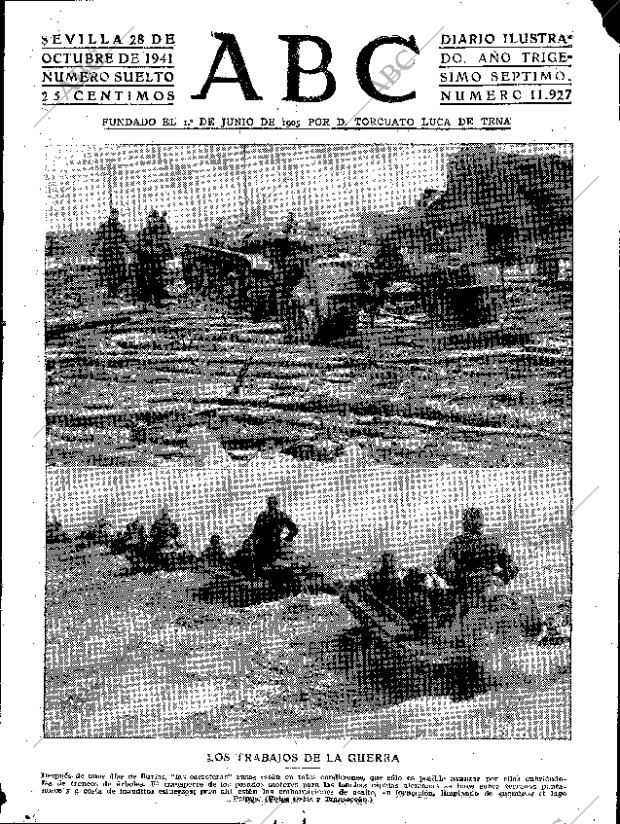 ABC SEVILLA 28-10-1941 página 1