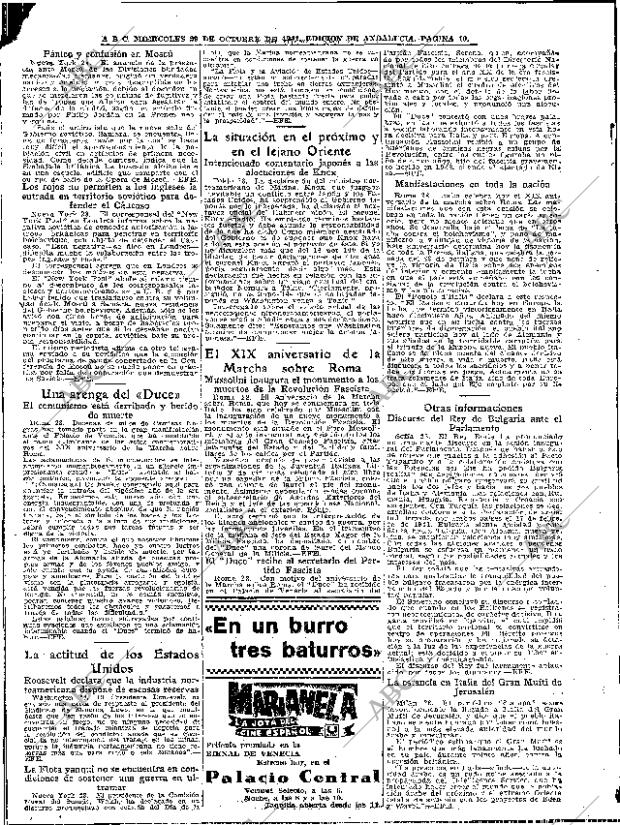 ABC SEVILLA 29-10-1941 página 10