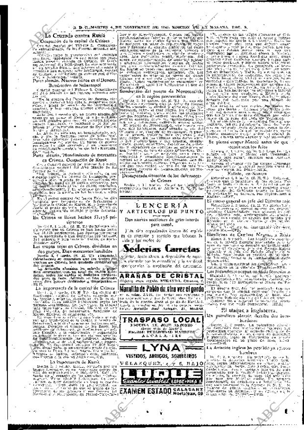 ABC MADRID 04-11-1941 página 9