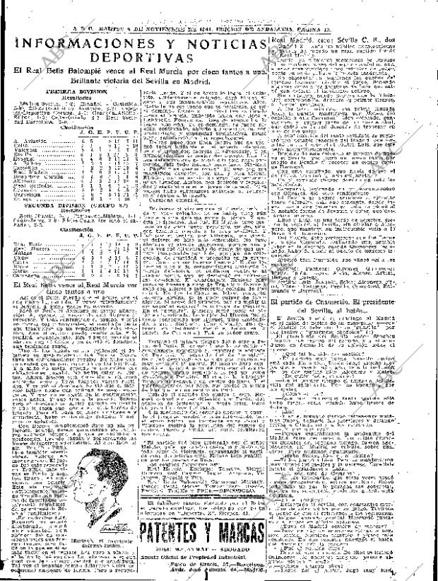 ABC SEVILLA 04-11-1941 página 13