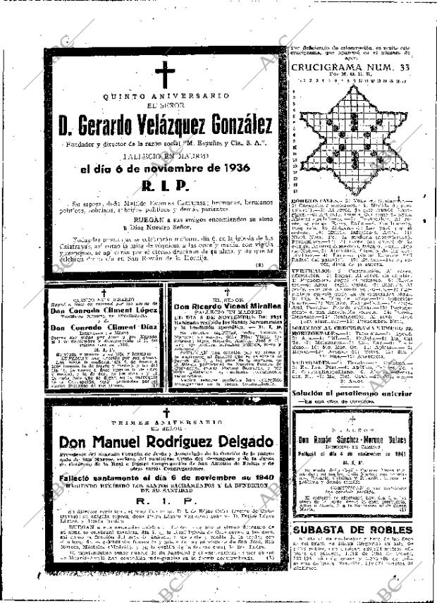 ABC MADRID 05-11-1941 página 16
