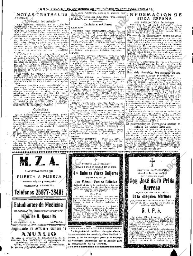 ABC SEVILLA 07-11-1941 página 11
