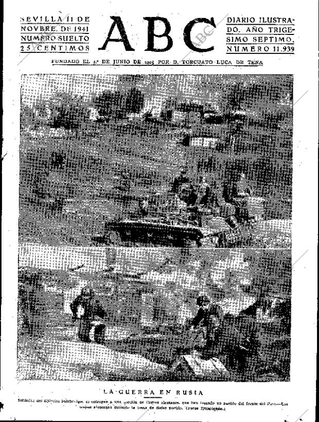 ABC SEVILLA 11-11-1941 página 1