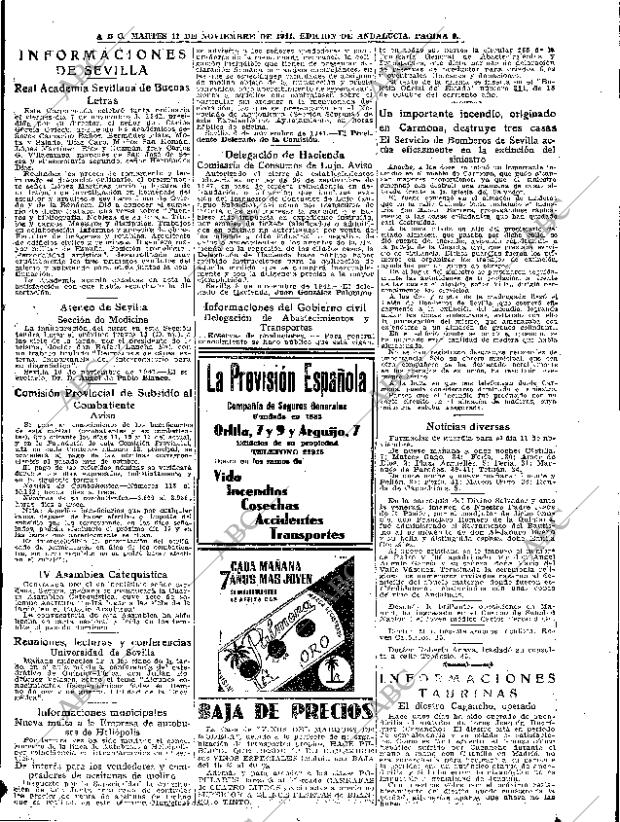 ABC SEVILLA 11-11-1941 página 9
