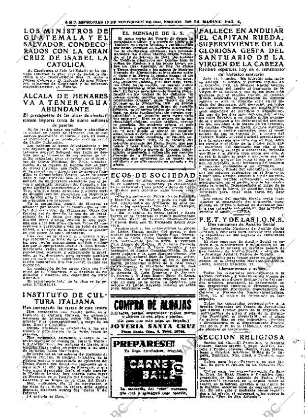 ABC MADRID 12-11-1941 página 9