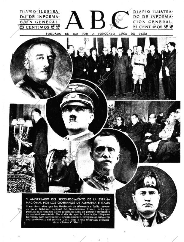 ABC MADRID 19-11-1941 página 1