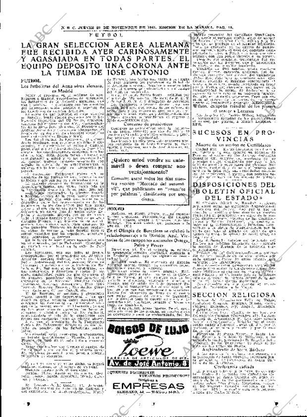 ABC MADRID 20-11-1941 página 19