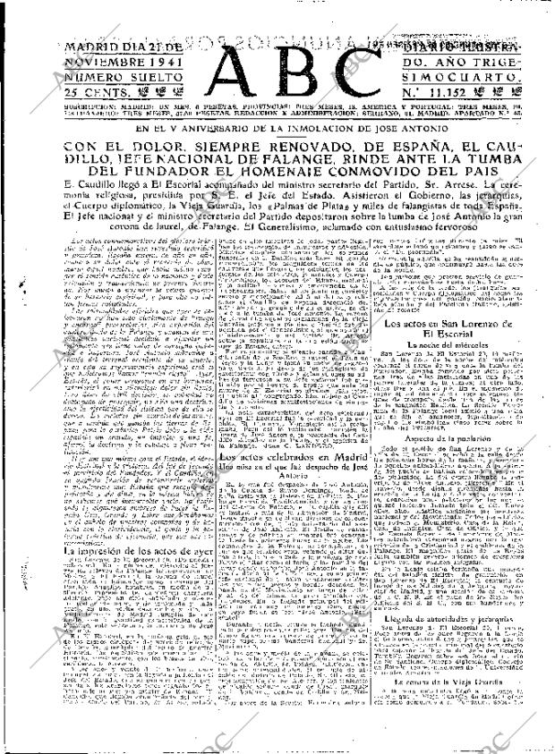 ABC MADRID 21-11-1941 página 3