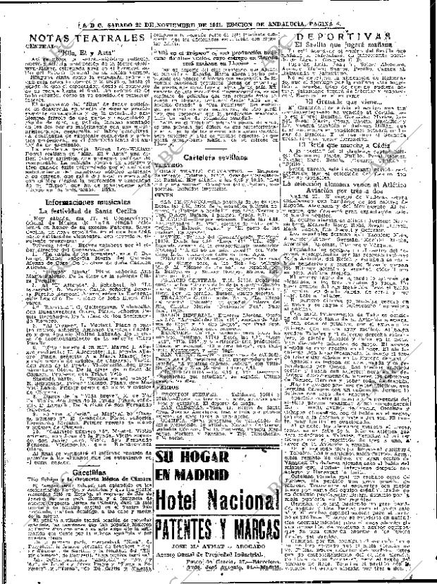 ABC SEVILLA 22-11-1941 página 4