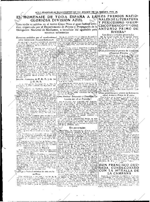 ABC MADRID 26-11-1941 página 10