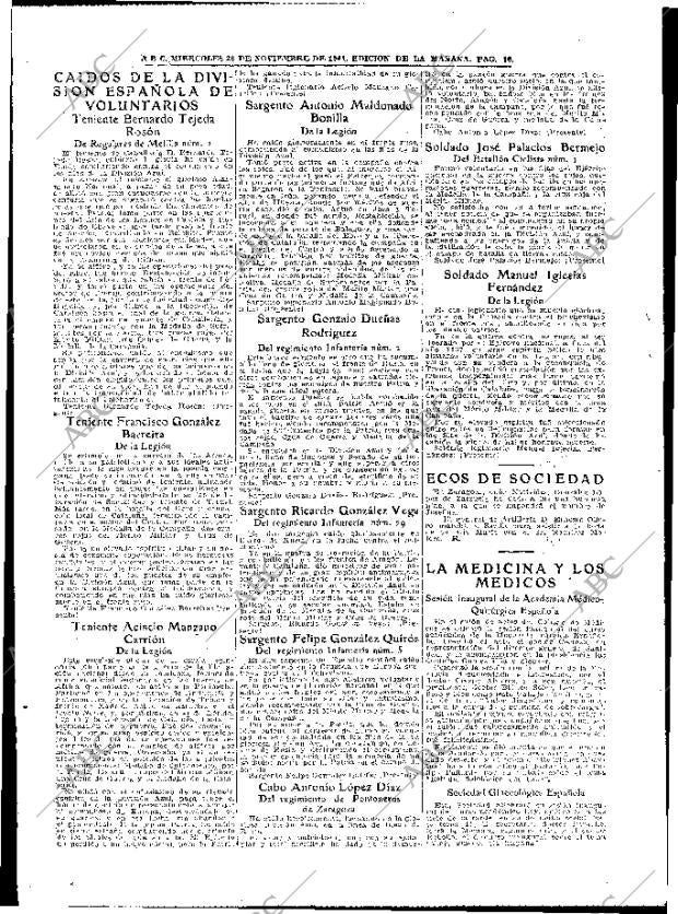 ABC MADRID 26-11-1941 página 16