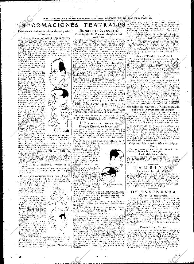 ABC MADRID 26-11-1941 página 18