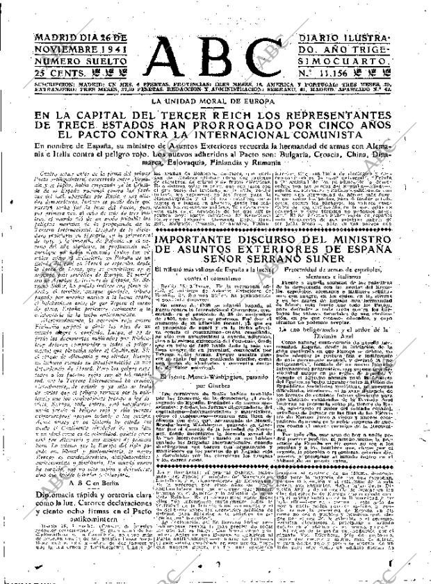 ABC MADRID 26-11-1941 página 7