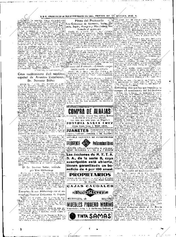 ABC MADRID 26-11-1941 página 8