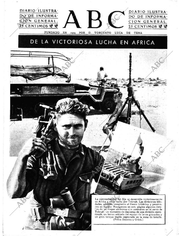 ABC MADRID 28-11-1941 página 1