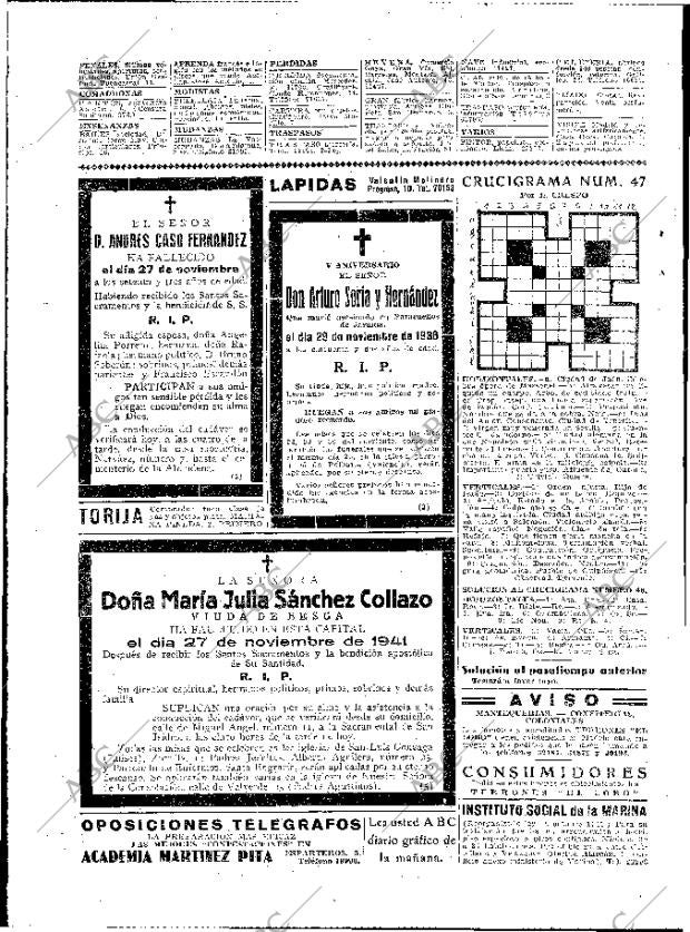 ABC MADRID 28-11-1941 página 20