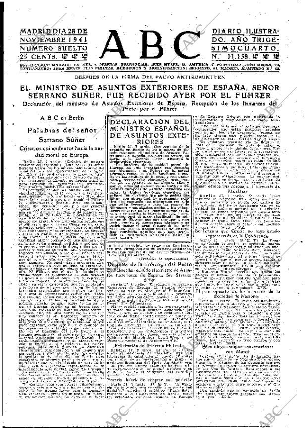 ABC MADRID 28-11-1941 página 5