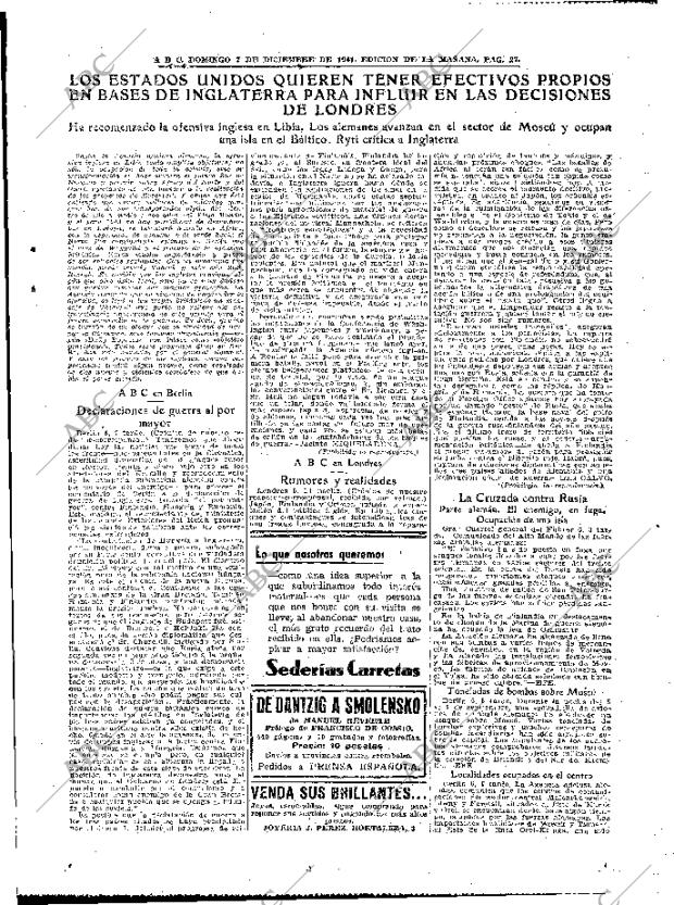 ABC MADRID 07-12-1941 página 27