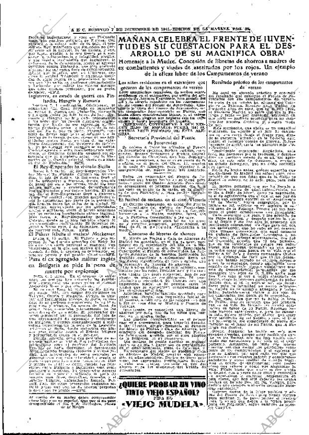 ABC MADRID 07-12-1941 página 29