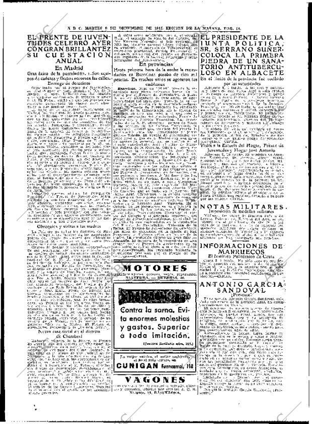 ABC MADRID 09-12-1941 página 14