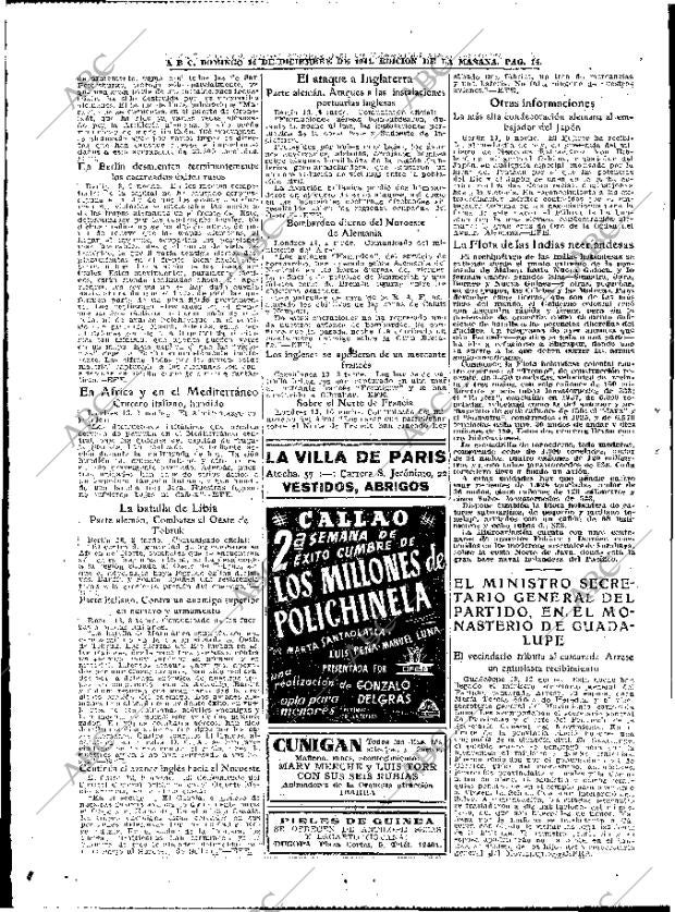ABC MADRID 14-12-1941 página 14