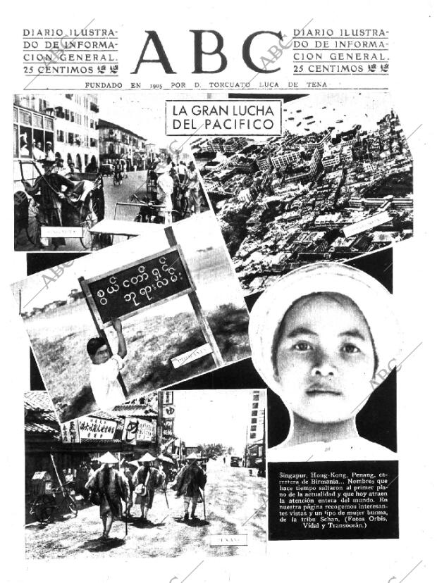 ABC MADRID 21-12-1941 página 1