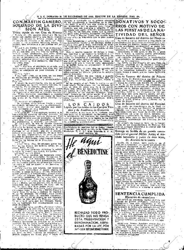 ABC MADRID 21-12-1941 página 15