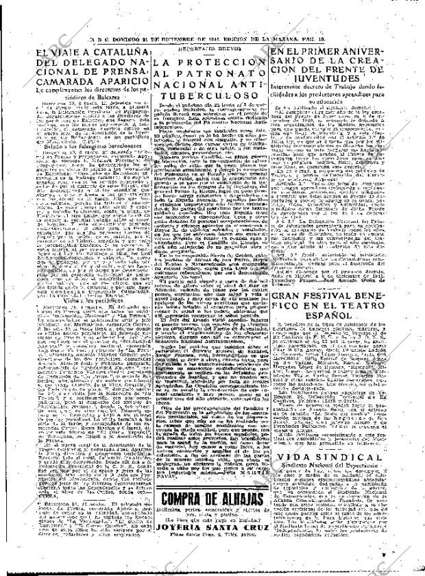 ABC MADRID 21-12-1941 página 19
