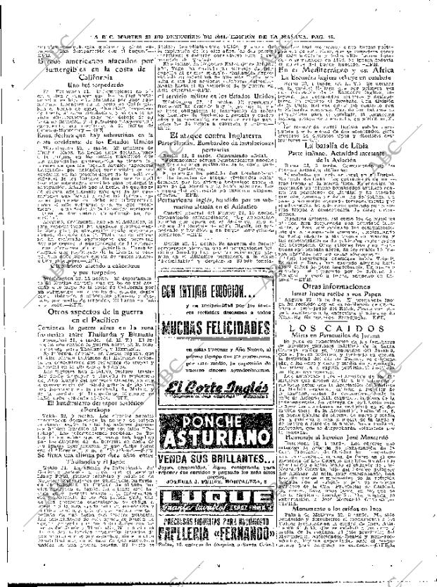 ABC MADRID 23-12-1941 página 15