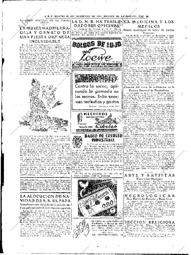 ABC MADRID 23-12-1941 página 16