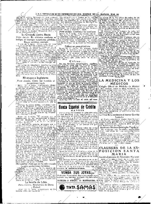 ABC MADRID 24-12-1941 página 14