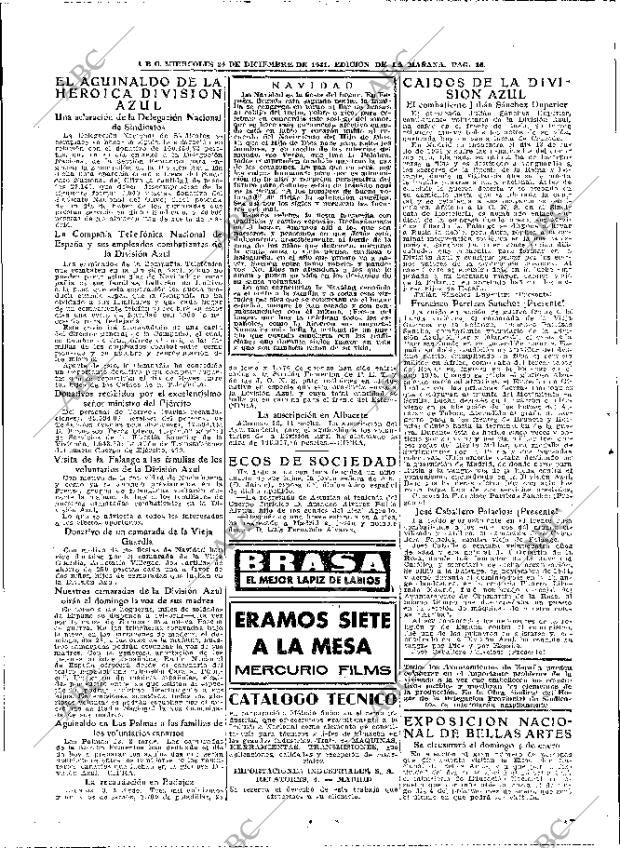 ABC MADRID 24-12-1941 página 16