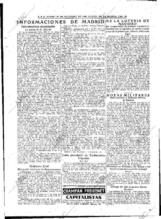 ABC MADRID 27-12-1941 página 15