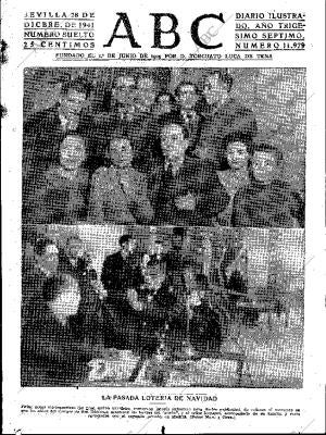 ABC SEVILLA 28-12-1941 página 1