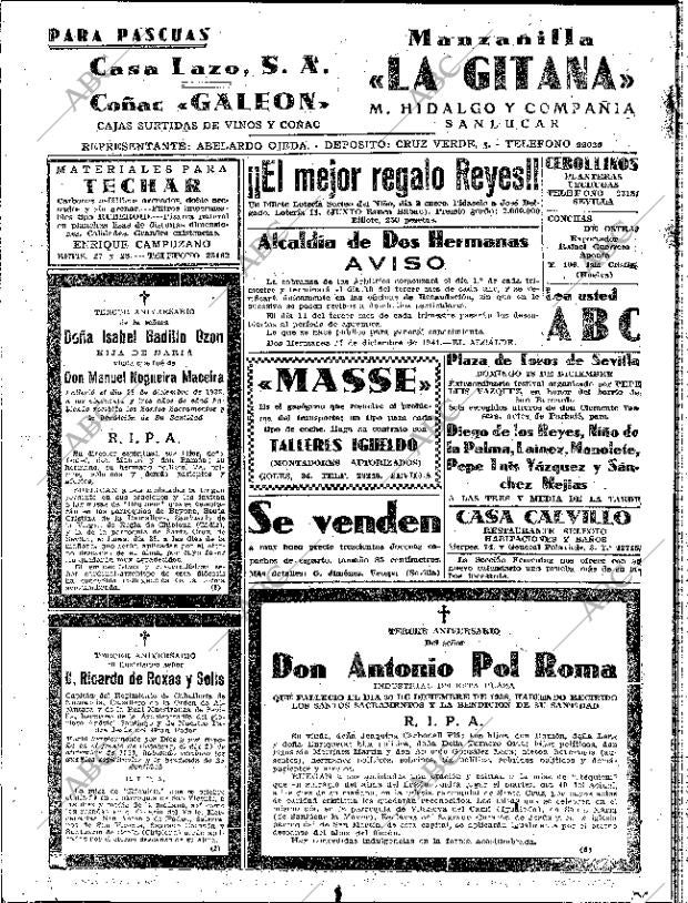 ABC SEVILLA 28-12-1941 página 2