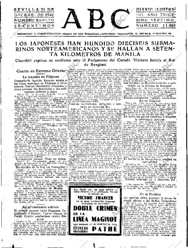 ABC SEVILLA 31-12-1941 página 3