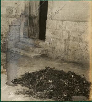 Rincón del patio de la cárcel de Alicante, donde fue fusilado José Antonio Primo...