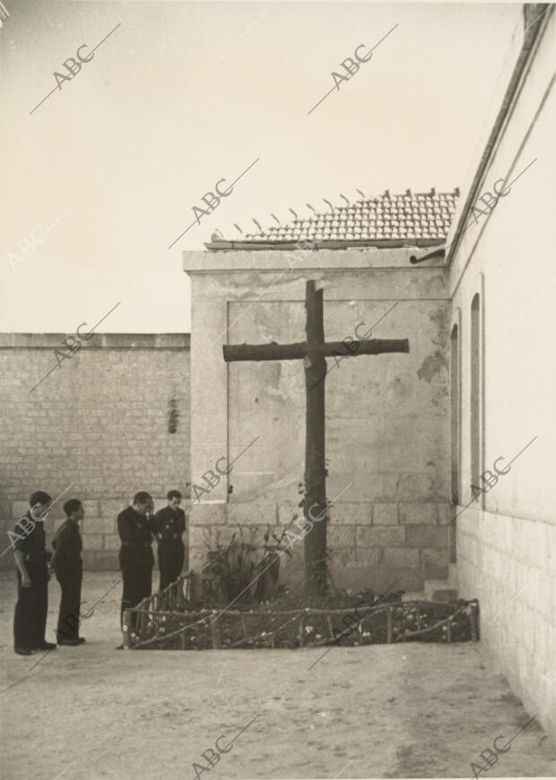 Rincón de la cárcel de Alicante donde fue fusilado José Antonio Primo de Rivera