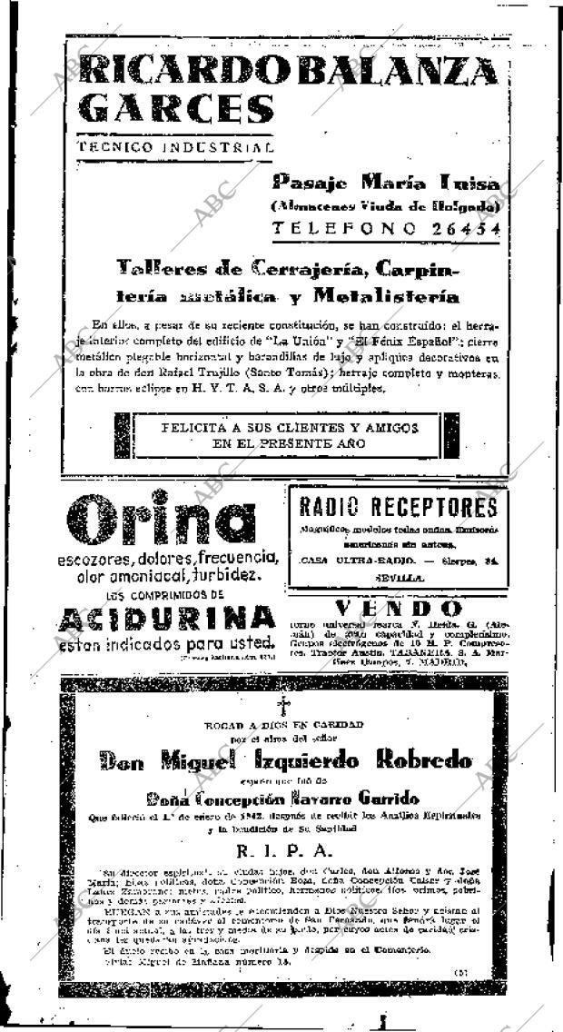 ABC SEVILLA 02-01-1942 página 13