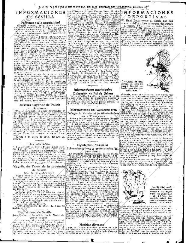 ABC SEVILLA 06-01-1942 página 11