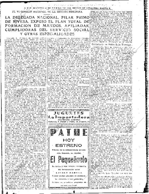 ABC SEVILLA 06-01-1942 página 4